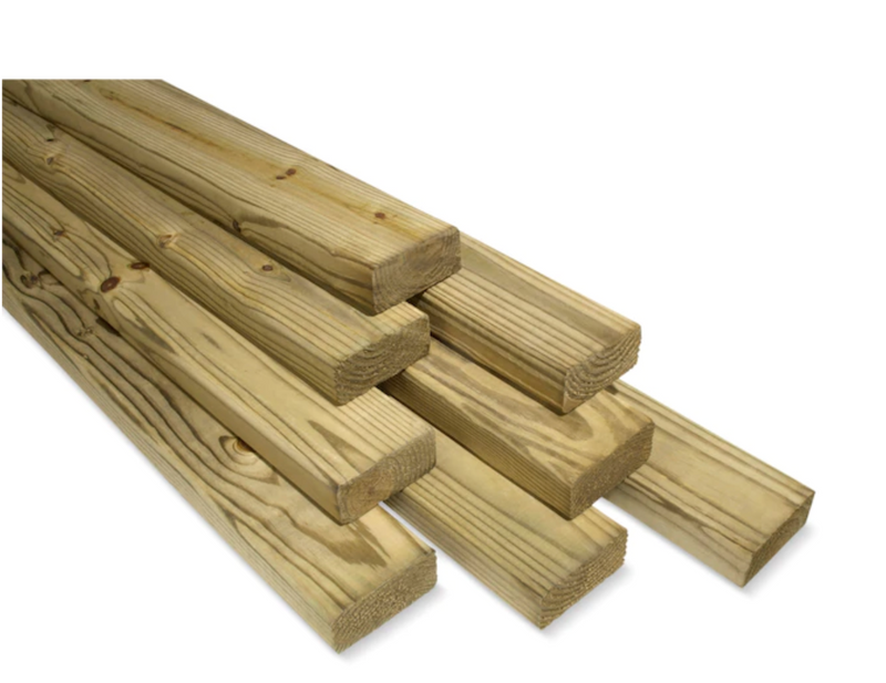 Pressure Treated Lumber (above ground)